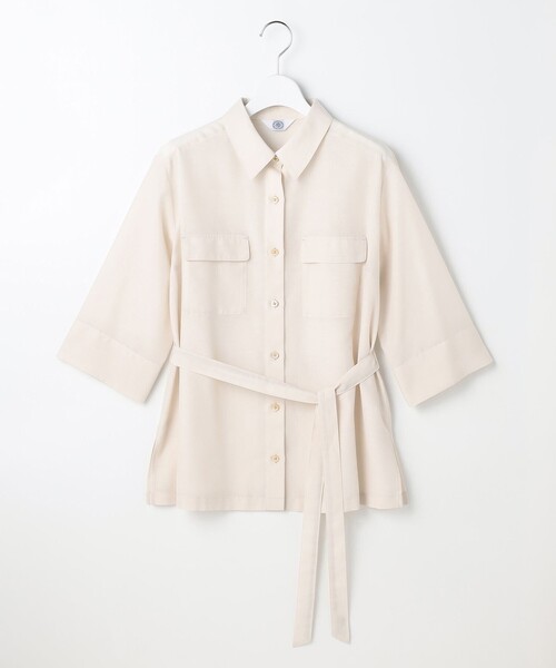 J.PRESS(ジェイプレス)の「リネンシアースラブ シャツ ブラウス(シャツ/ブラウス・レディース・ベージュ系/ブルー系/グレー系/ネイビー系・9/11)」の16枚目の写真