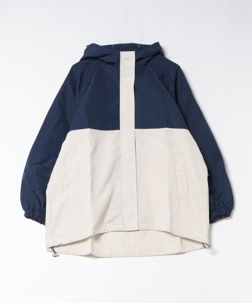 P.V.T(ピーブイティー)の「バイカラーマウンテンパーカー(マウンテンパーカー・レディース・Black/Beige/Navy・M)」の12枚目の写真