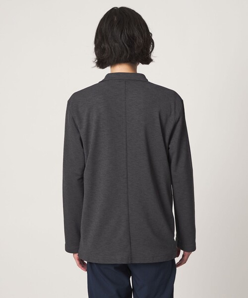 A DAY IN THE LIFE UNITED ARROWS(アデイインザライフユナイテッドアローズ)の「リネンライク カノコ カーディガン ジャケット<A DAY IN THE LIFE>(カーディガン/ボレロ・メンズ・ダークグレー/ベージュ/ネイビー・L/M/S)」の4枚目の写真