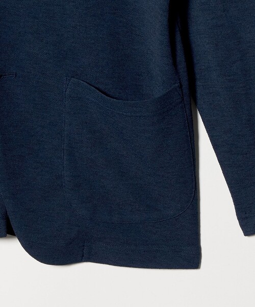 A DAY IN THE LIFE UNITED ARROWS(アデイインザライフユナイテッドアローズ)の「リネンライク カノコ カーディガン ジャケット<A DAY IN THE LIFE>(カーディガン/ボレロ・メンズ・ダークグレー/ベージュ/ネイビー・L/M/S)」の9枚目の写真