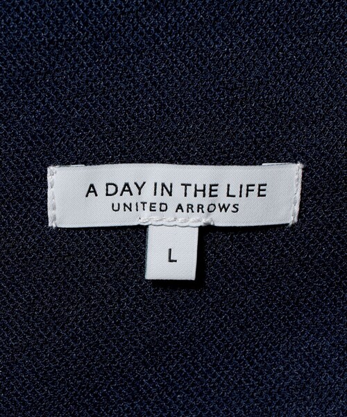 A DAY IN THE LIFE UNITED ARROWS(アデイインザライフユナイテッドアローズ)の「リネンライク カノコ カーディガン ジャケット<A DAY IN THE LIFE>(カーディガン/ボレロ・メンズ・ダークグレー/ベージュ/ネイビー・L/M/S)」の20枚目の写真