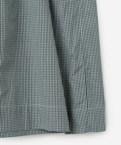 GALLEGO DESPORTES(ギャレゴデスポート)の「GALLEGO DESPORTES | コットン ノースリーブ ロングワンピース GREEN CHECK WOMEN(ワンピース・レディース・グリーン系その他・S)」の8枚目の写真