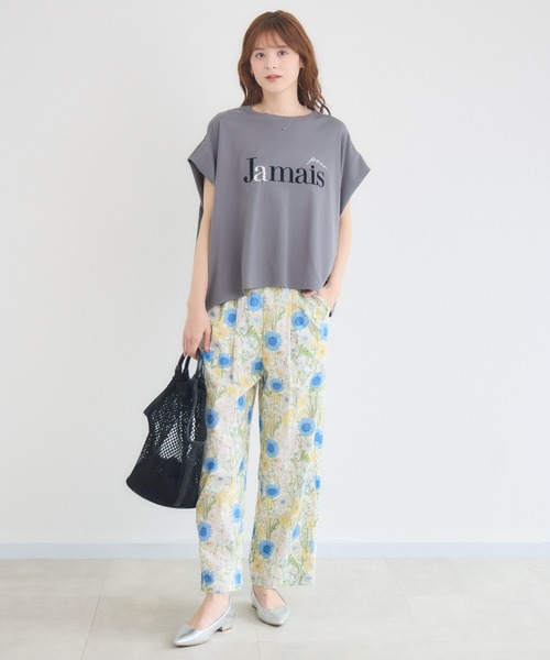 Pillini(ピリーニ)の「サンフラワープリントパンツ(その他パンツ・レディース・ブルー/オレンジ・FREE)」の17枚目の写真