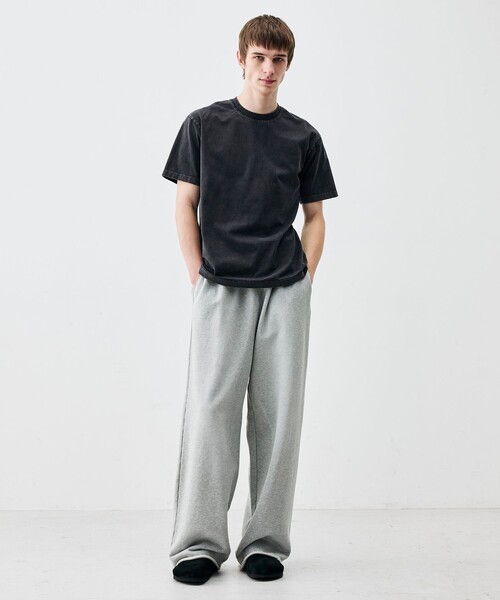 EDITION（エディション）の「コットンガーメントダイ ショートスリーブプルオーバー（Tシャツ/カットソー・メンズ・ブラック/レッド系その他・L/M/S）」の3枚目の写真