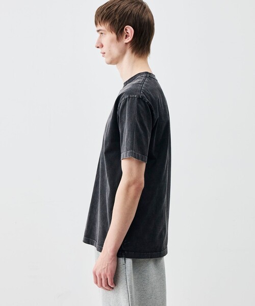 EDITION（エディション）の「コットンガーメントダイ ショートスリーブプルオーバー（Tシャツ/カットソー・メンズ・ブラック/レッド系その他・L/M/S）」の5枚目の写真