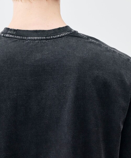 EDITION（エディション）の「コットンガーメントダイ ショートスリーブプルオーバー（Tシャツ/カットソー・メンズ・ブラック/レッド系その他・L/M/S）」の8枚目の写真