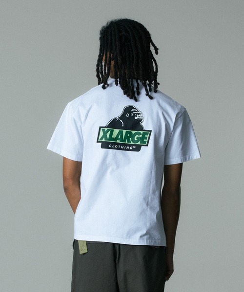 XLARGE(エクストララージ)の「SLANTED OG S/S TEE(Tシャツ/カットソー・メンズ・アッシュ/ブラック/ホワイト/ブルー・M/S/XXL/XL/L)」の6枚目の写真