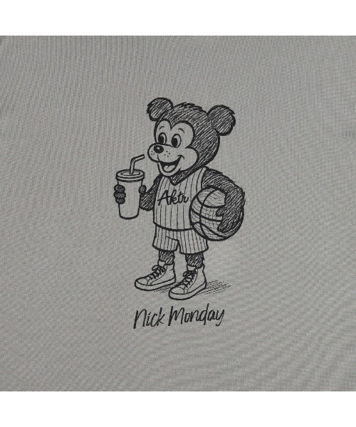 AKTR(アクター)の「AKTR SKETCH NICK SPORTS TEE(アクター スケッチ ニック スポーツ ティー)(Tシャツ/カットソー・メンズ・グリーン系/ブラック系/グレー系・XX-LARGE/X-LARGE/LARGE/MEDIUM)」の9枚目の写真