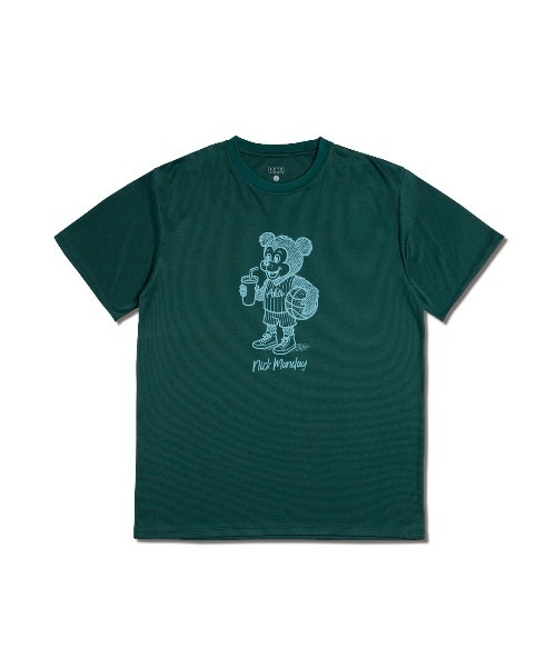 AKTR(アクター)の「AKTR SKETCH NICK SPORTS TEE(アクター スケッチ ニック スポーツ ティー)(Tシャツ/カットソー・メンズ・グリーン系/ブラック系/グレー系・XX-LARGE/X-LARGE/LARGE/MEDIUM)」の7枚目の写真
