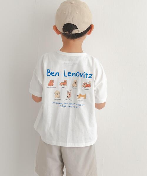 URBAN RESEARCH DOORS（アーバンリサーチドアーズ）の「BEN LENOVITZプリントＴシャツ(KIDS)（Tシャツ/カットソー・キッズ・オートミール/ホワイト・105/120/135）」の2枚目の写真