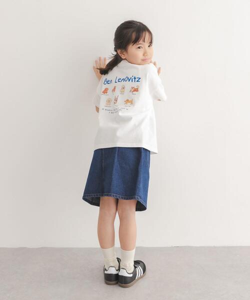 URBAN RESEARCH DOORS（アーバンリサーチドアーズ）の「BEN LENOVITZプリントＴシャツ(KIDS)（Tシャツ/カットソー・キッズ・オートミール/ホワイト・105/120/135）」の9枚目の写真