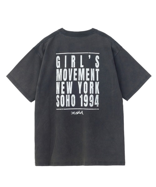 X-girl(エックスガール)の「X-GIRL NYC PHOTO S/S TEE(Tシャツ/カットソー・レディース・ホワイト/ブラック・M/S/XL/L)」の8枚目の写真