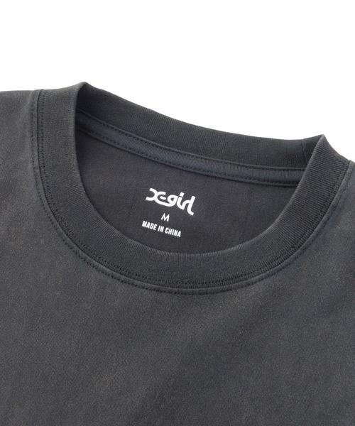 X-girl(エックスガール)の「X-GIRL NYC PHOTO S/S TEE(Tシャツ/カットソー・レディース・ホワイト/ブラック・M/S/XL/L)」の9枚目の写真