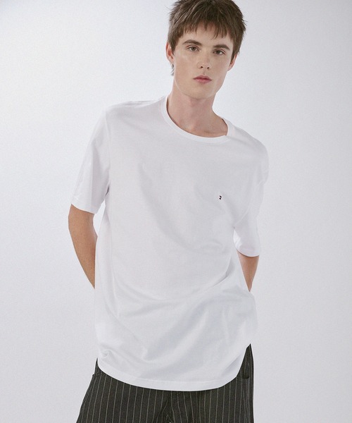 TOMMY HILFIGER(トミーヒルフィガー)の「TOMMY HILFIGER/Core Flag Tee ワンポイントロゴ刺繍半袖Tシャツ(Tシャツ/カットソー・メンズ・ホワイト/ブラック/ネイビー/グレー・L/XL/S/M)」の21枚目の写真