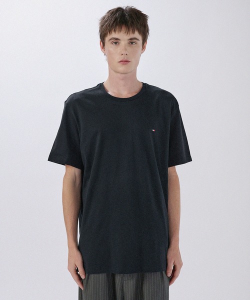 TOMMY HILFIGER(トミーヒルフィガー)の「TOMMY HILFIGER/Core Flag Tee ワンポイントロゴ刺繍半袖Tシャツ(Tシャツ/カットソー・メンズ・ホワイト/ブラック/ネイビー/グレー・L/XL/S/M)」の15枚目の写真