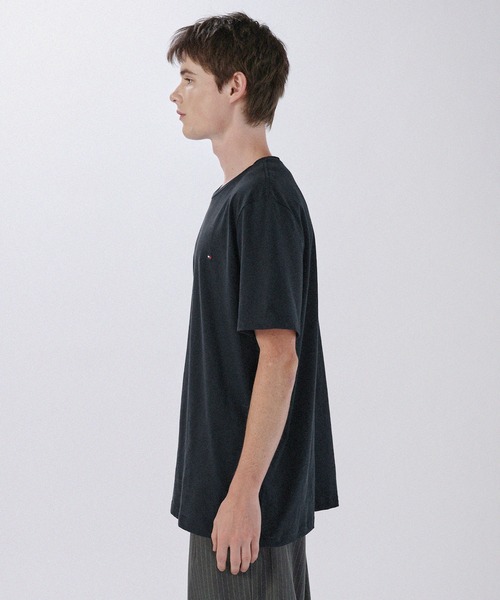TOMMY HILFIGER(トミーヒルフィガー)の「TOMMY HILFIGER/Core Flag Tee ワンポイントロゴ刺繍半袖Tシャツ(Tシャツ/カットソー・メンズ・ホワイト/ブラック/ネイビー/グレー・L/XL/S/M)」の16枚目の写真