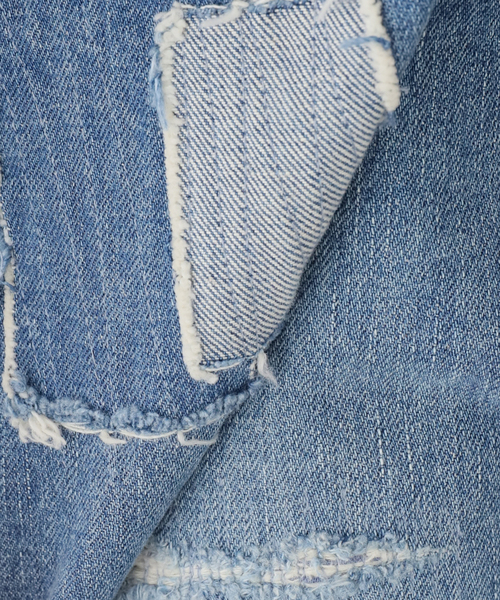 KURO(クロ)の「KURO STRUCTURE SHORT WASH002 964246:デニムパンツ(デニムパンツ・レディース・ネイビー・27/30)」の14枚目の写真