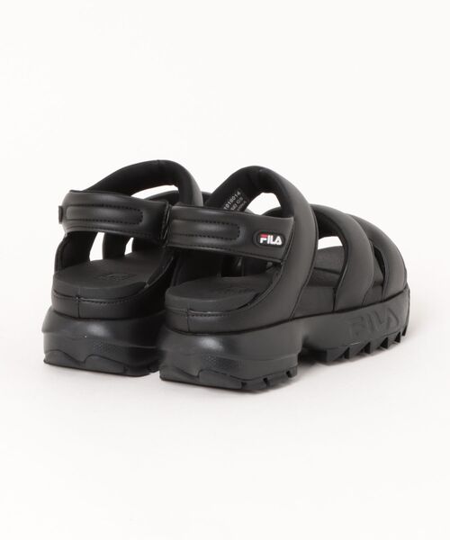 FILA(フィラ)の「【FILA】DISRUPTOR BUBBLE SANDAL(フィラ ディスラプターバブルサンダル )FM0101018014 厚底サンダル(サンダル・レディース・ブラック・23.0cm/24.0cm)」の2枚目の写真