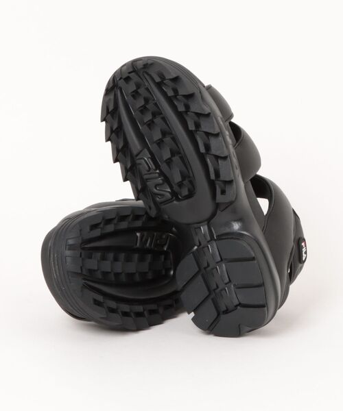 FILA(フィラ)の「【FILA】DISRUPTOR BUBBLE SANDAL(フィラ ディスラプターバブルサンダル )FM0101018014 厚底サンダル(サンダル・レディース・ブラック・23.0cm/24.0cm)」の3枚目の写真