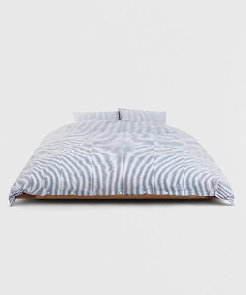 Percale, Single Duvet Cover -Stripes (150X210)（寝具）｜TEKLA