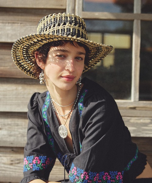 ROSE BUD(ローズバッド)の「EMBROIDERY RIBBON BLOUSE(シャツ/ブラウス・レディース・ホワイト/ブラック・ONE SIZE)」の5枚目の写真