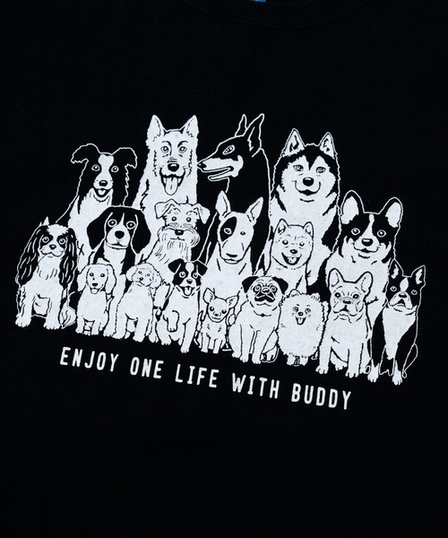 Good On(グッドオン)の「Good On/グッドオン ENJOY ONE LIFE SS TEE(Tシャツ/カットソー・メンズ・ブラック/ホワイト・LARGE/X-LARGE/MEDIUM)」の4枚目の写真
