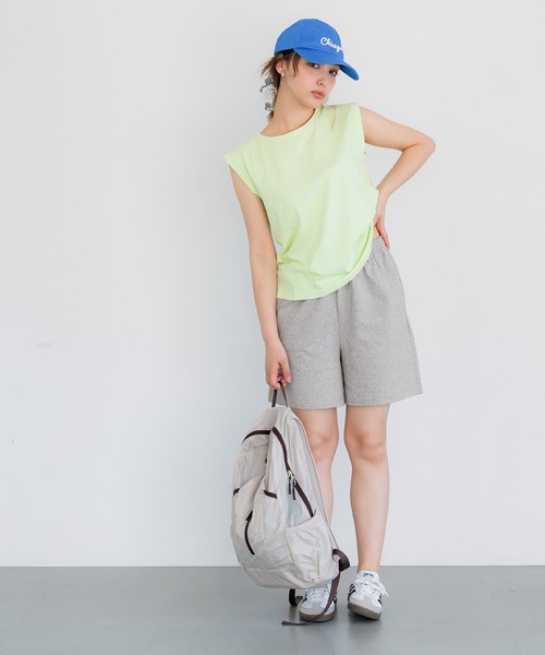 coca(coca)(コカ)の「ヘビーウェイトショートパンツ(その他パンツ・レディース・ブラック/グレー・M/L/S)」の3枚目の写真