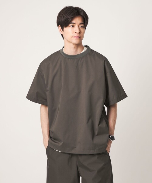 DAIWA（ダイワ）の「【別注】＜DAIWA＞Dot Air 半袖 Tシャツ カットソー（Tシャツ/カットソー・メンズ・モカ/ダークグレー・XL/M/L）」の2枚目の写真
