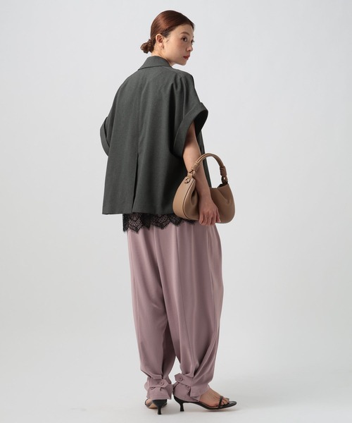 BAYFLOW（ベイフロー）の「[シルエット変更可]フィブリルリラックスパンツ（その他パンツ・レディース・モーブ系/ブラック/グレイッシュベージュ・SMALL/MEDIUM）」の16枚目の写真