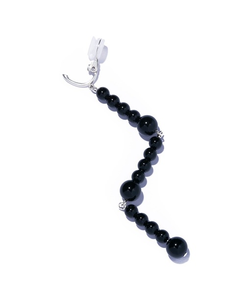 IRIS47(イリスフォーセブン)の「【IRIS 47】modul earring onyx/モジュール イヤリング オニキス VSJ23(イヤリング・レディース・ブラック・FREE)」の3枚目の写真