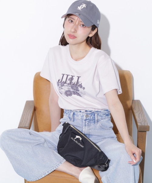 JILL by JILL STUART(ジルバイジルスチュアート)の「ウエストフリルワイドデニム(デニムパンツ・レディース・ブルー/ピンク・MEDIUM/SMALL)」の14枚目の写真
