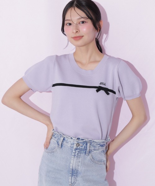 JILL by JILL STUART(ジルバイジルスチュアート)の「ウエストフリルワイドデニム(デニムパンツ・レディース・ブルー/ピンク・MEDIUM/SMALL)」の17枚目の写真