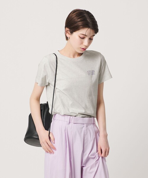 BEAUTY&YOUTH UNITED ARROWS(ビューティーアンドユースユナイテッドアローズ)の「【WEB限定】イラスト プリントTシャツ(Tシャツ/カットソー・レディース・ホワイト/ライトグレー/ベージュ・FREE)」の5枚目の写真