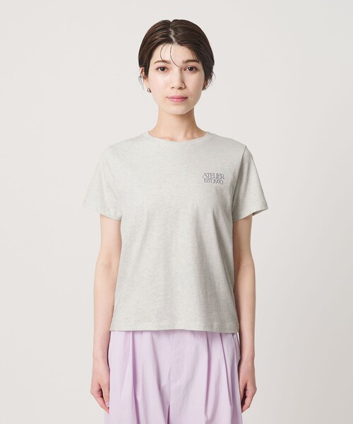 BEAUTY&YOUTH UNITED ARROWS(ビューティーアンドユースユナイテッドアローズ)の「【WEB限定】イラスト プリントTシャツ(Tシャツ/カットソー・レディース・ホワイト/ライトグレー/ベージュ・FREE)」の13枚目の写真