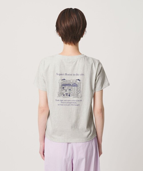 BEAUTY&YOUTH UNITED ARROWS(ビューティーアンドユースユナイテッドアローズ)の「【WEB限定】イラスト プリントTシャツ(Tシャツ/カットソー・レディース・ホワイト/ライトグレー/ベージュ・FREE)」の15枚目の写真