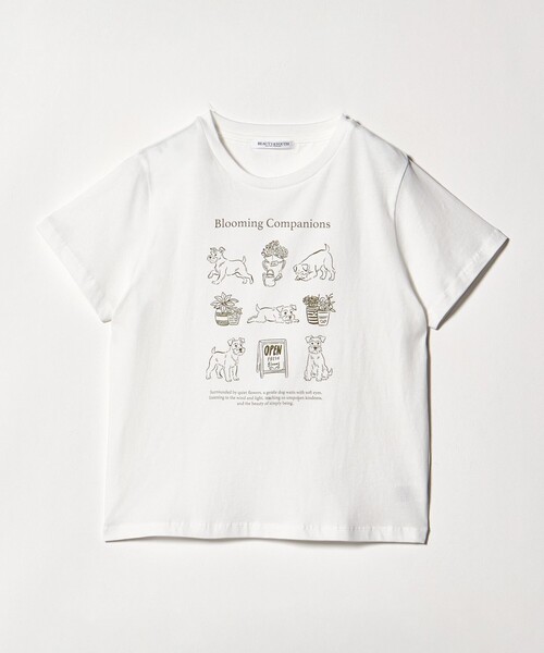 BEAUTY&YOUTH UNITED ARROWS(ビューティーアンドユースユナイテッドアローズ)の「【WEB限定】イラスト プリントTシャツ(Tシャツ/カットソー・レディース・ホワイト/ライトグレー/ベージュ・FREE)」の22枚目の写真