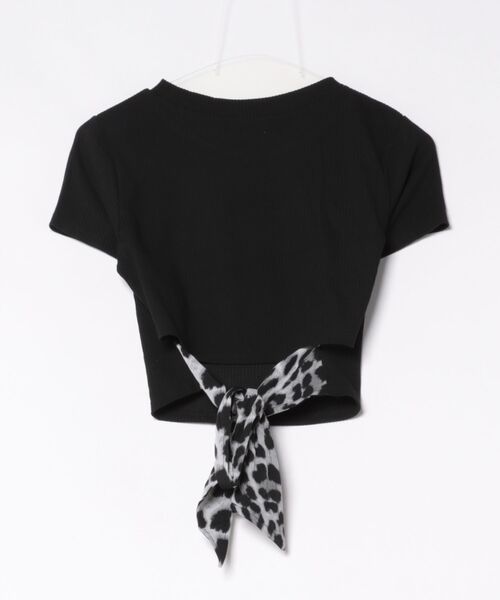 GORGE(ゴージ)の「《バックリボン×レオパード柄》カットソー/Y2K×韓国風/春夏/全3色(Tシャツ/カットソー・レディース・グレー/オフホワイト/ブラック・F)」の22枚目の写真