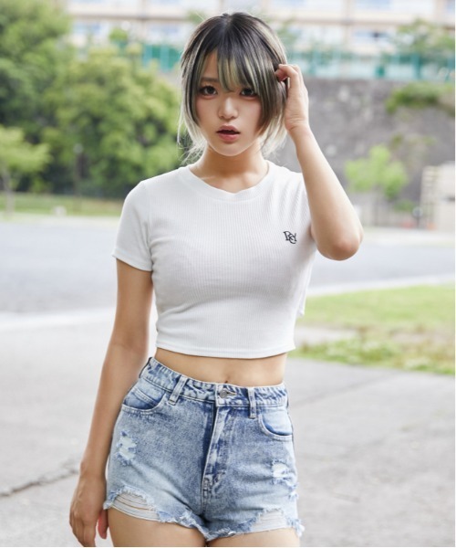GORGE(ゴージ)の「《バックリボン×レオパード柄》カットソー/Y2K×韓国風/春夏/全3色(Tシャツ/カットソー・レディース・グレー/オフホワイト/ブラック・F)」の5枚目の写真
