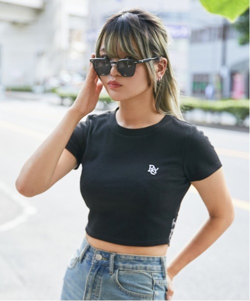 GORGE(ゴージ)の「《バックリボン×レオパード柄》カットソー/Y2K×韓国風/春夏/全3色(Tシャツ/カットソー・レディース・グレー/オフホワイト/ブラック・F)」の10枚目の写真