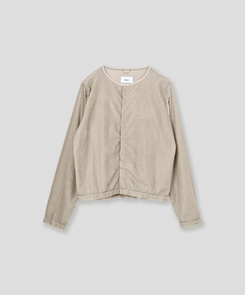 kha:ki(カーキ)の「「KHA:KI / カーキ」Octa 11B CARDIGAN(Tシャツ/カットソー・レディース・キャメル/オレンジ/グレイッシュベージュ/ブラック・FREE)」の3枚目の写真