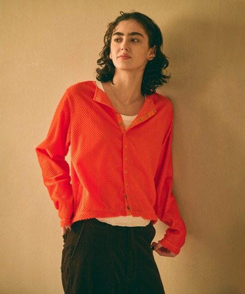 kha:ki(カーキ)の「「KHA:KI / カーキ」Octa 11B CARDIGAN(Tシャツ/カットソー・レディース・キャメル/オレンジ/グレイッシュベージュ/ブラック・FREE)」の4枚目の写真