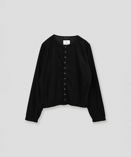 kha:ki(カーキ)の「「KHA:KI / カーキ」Octa 11B CARDIGAN(Tシャツ/カットソー・レディース・キャメル/オレンジ/グレイッシュベージュ/ブラック・FREE)」の2枚目の写真