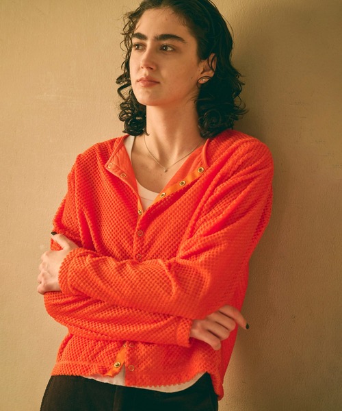 kha:ki(カーキ)の「「KHA:KI / カーキ」Octa 11B CARDIGAN(Tシャツ/カットソー・レディース・キャメル/オレンジ/グレイッシュベージュ/ブラック・FREE)」の15枚目の写真