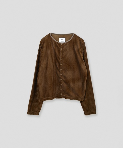 kha:ki(カーキ)の「「KHA:KI / カーキ」Octa 11B CARDIGAN(Tシャツ/カットソー・レディース・キャメル/オレンジ/グレイッシュベージュ/ブラック・FREE)」の5枚目の写真