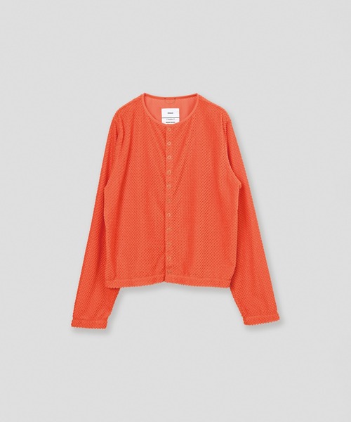 kha:ki(カーキ)の「「KHA:KI / カーキ」Octa 11B CARDIGAN(Tシャツ/カットソー・レディース・キャメル/オレンジ/グレイッシュベージュ/ブラック・FREE)」の6枚目の写真