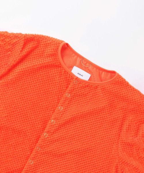 kha:ki(カーキ)の「「KHA:KI / カーキ」Octa 11B CARDIGAN(Tシャツ/カットソー・レディース・キャメル/オレンジ/グレイッシュベージュ/ブラック・FREE)」の7枚目の写真