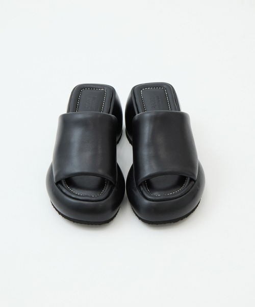ALM.(アルム)の「【ALM/アルム】《STUDIOUS別注》CIELO LEATHER SANDALS/シエロレザーサンダル(サンダル・レディース・シルバー/ブラック/ブラウン・38/37/36)」の15枚目の写真