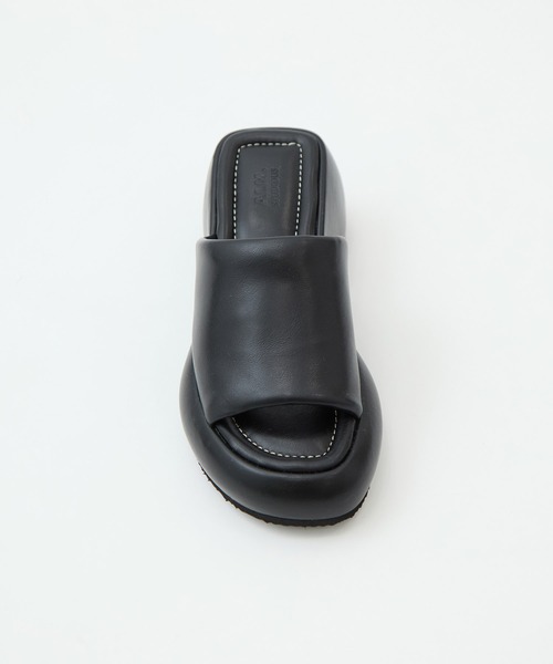 ALM.(アルム)の「【ALM/アルム】《STUDIOUS別注》CIELO LEATHER SANDALS/シエロレザーサンダル(サンダル・レディース・シルバー/ブラック/ブラウン・38/37/36)」の16枚目の写真