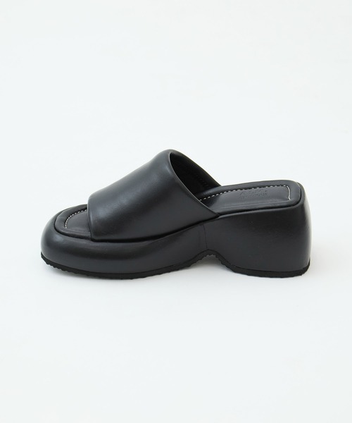 ALM.(アルム)の「【ALM/アルム】《STUDIOUS別注》CIELO LEATHER SANDALS/シエロレザーサンダル(サンダル・レディース・シルバー/ブラック/ブラウン・38/37/36)」の18枚目の写真