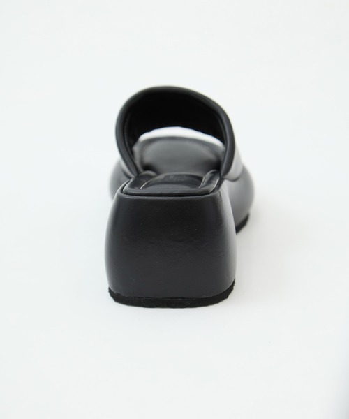 ALM.(アルム)の「【ALM/アルム】《STUDIOUS別注》CIELO LEATHER SANDALS/シエロレザーサンダル(サンダル・レディース・シルバー/ブラック/ブラウン・38/37/36)」の19枚目の写真